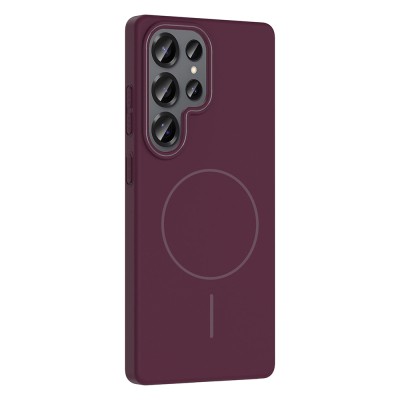 Galaxy S25 Ultra Case Magsafe Charging Featured Zore Ruby Hard Cover - 10