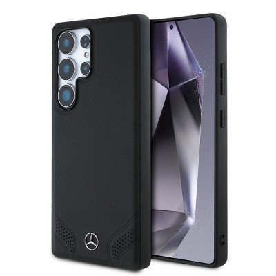 Galaxy S25 Ultra Case Mercedes Benz Original Licensed Magsafe Charging Leather Design Simple Cover - 8