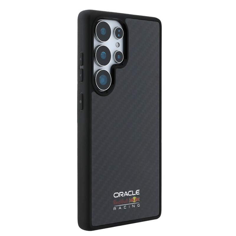 Galaxy S25 Ultra Case Redbull Original Licensed Magsafe Charging Carbon Fiber Design Glowing Logo Cover - 5