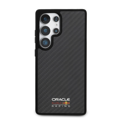 Galaxy S25 Ultra Case Redbull Original Licensed Magsafe Charging Carbon Fiber Design Glowing Logo Cover - Redbull