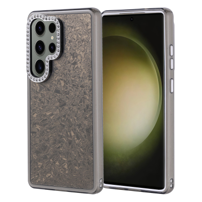 Galaxy S25 Ultra Case Stone Design Zore Kapi Cover - Zore