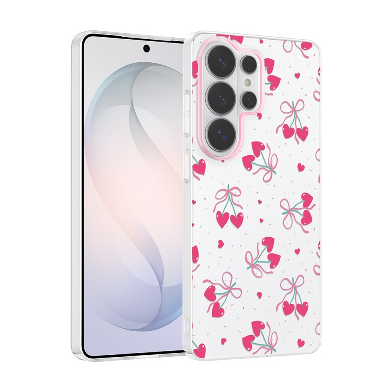 Galaxy S25 Ultra Case with Camera Protection, Patterned Zore Clip Cover - 4