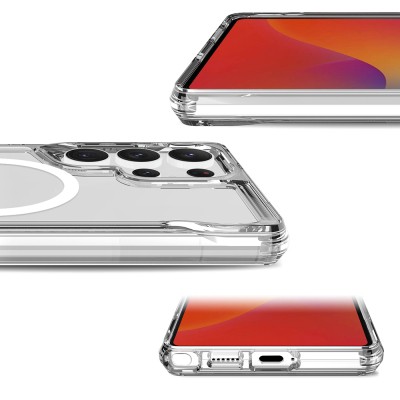 Galaxy S25 Ultra Case Zore Magsafe T-Max Magsafe Cover with Charging Feature - 8