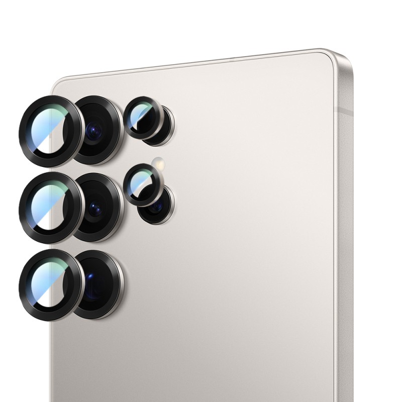 Galaxy S25 Ultra CaseWorld Alloy Series Oleophobic Anti-Reflective Camera Lens Protector - 3