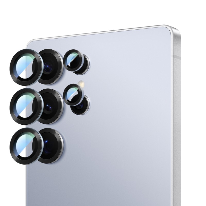 Galaxy S25 Ultra CaseWorld Alloy Serisi Oleofobik Anti Reflective Kamera Lens Koruyucu - 4