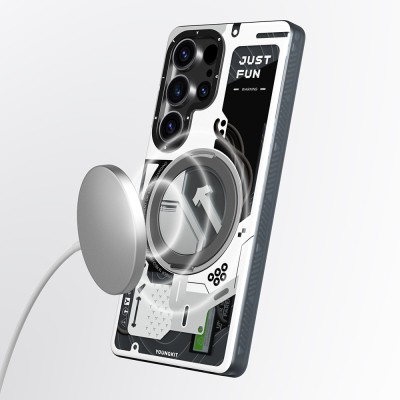 Galaxy S25 Ultra Cover Magsafe Charging Feature Youngkit 360° Stand Starship Series Cover  - 7