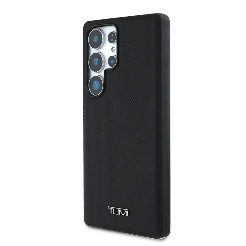 Galaxy S25 Ultra Cover TUMI Magsafe Charging Leather Dotted Design Cover - 4