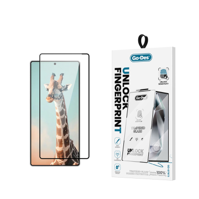 Galaxy S25 Ultra Go Des GD-001 Anti-Fingerprint 9H Tempered HD Glass Screen Protector - Go Des