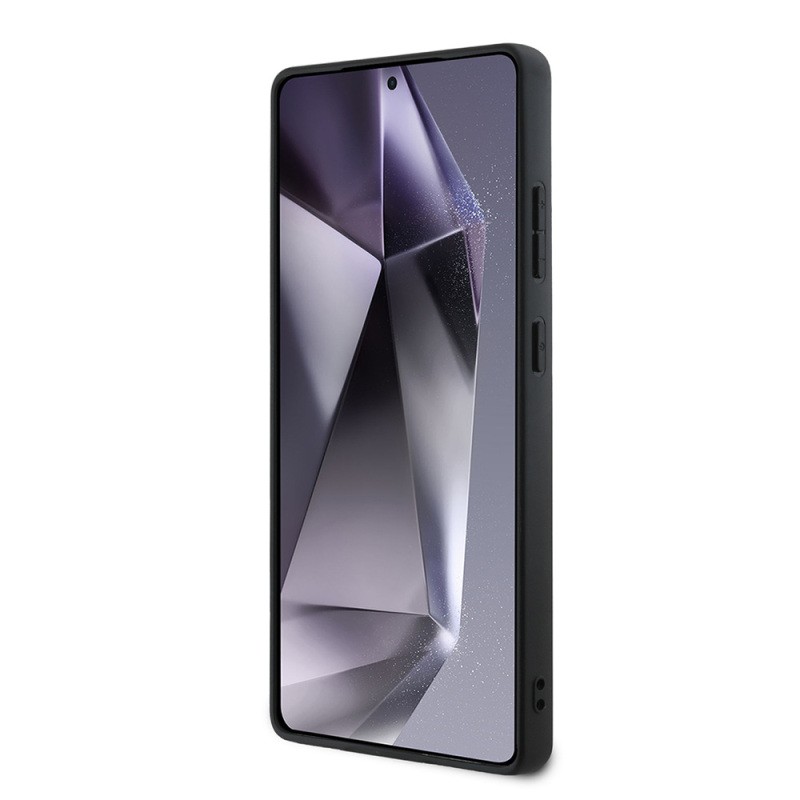 Galaxy S25 Ultra Kılıf BMW Orjinal Lisanslı M-safe Şarj Özellikli Karbon Fiber Tasarımlı ve Metal Logolu PU Deri Kapak - 5