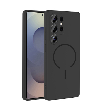 Galaxy S25 Ultra Kılıf M-safe Şarj Özellikli Zore Meta Kapak - Zore