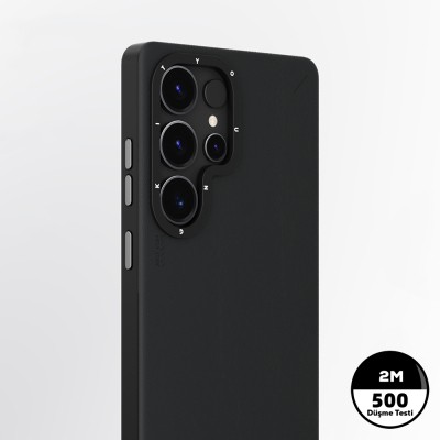 Galaxy S25 Ultra Kılıf M-safe Şarj Özellikli Basit Mat Deri Desenli Youngkit Tech Fashion Serisi Kapak - 10