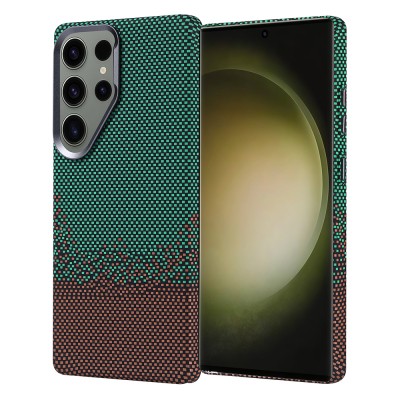 Galaxy S25 Ultra Kılıf M-safe Şarj Özellikli Karbon Fiber Görünümlü Zore Nekst Kapak - 3