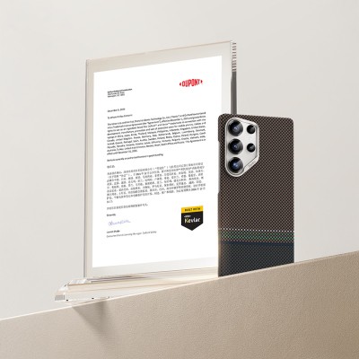 Galaxy S25 Ultra Kılıf M-safe Şarj Özellikli Karbon Fiber Tasarımlı Benks Prestige ArmorAir Kevlar Kapak - 8
