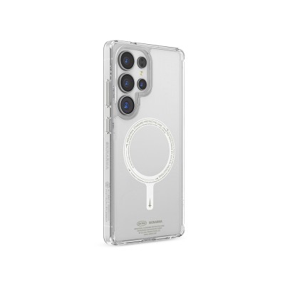 Galaxy S25 Ultra Kılıf M-safe Şarj Özellikli Şeffaf Airbag Tasarımlı Skinarma Saido Nightglow Kapak - 2