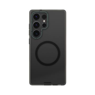 Galaxy S25 Ultra Kılıf M-safe Şarj Özellikli Şeffaf Youngkit Crystal Shield Serisi Kapak - Youngkit