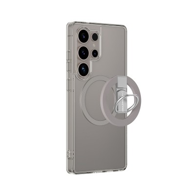 Galaxy S25 Ultra Kılıf M-safe Şarj Özellikli Yüzük Standlı Amazingthing Minimal Grip Serisi Kapak - 3