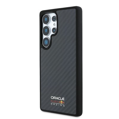 Galaxy S25 Ultra Kılıf Redbull Orjinal Lisanslı M-safe Şarj Özellikli Karbon Fiber Tasarımlı Parlayan Logolu Kapak - 4