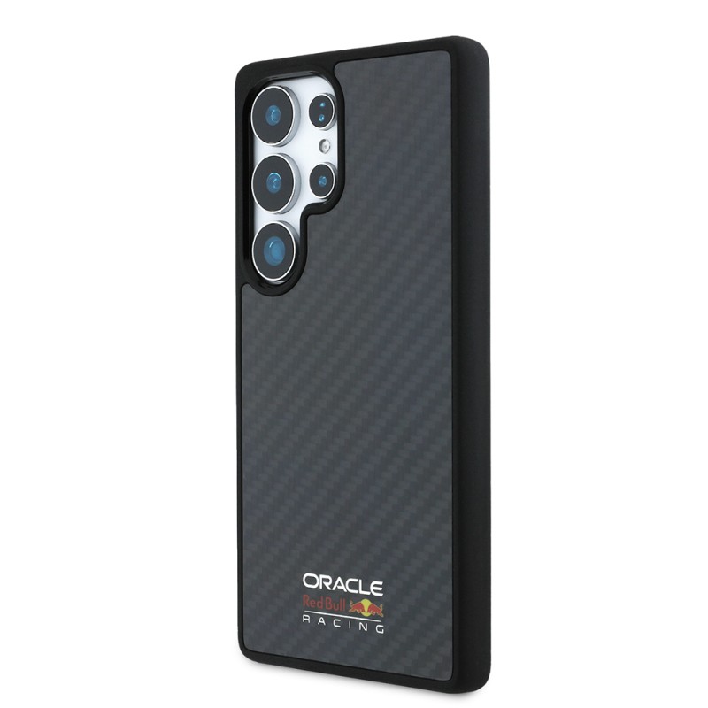 Galaxy S25 Ultra Kılıf Redbull Orjinal Lisanslı M-safe Şarj Özellikli Karbon Fiber Tasarımlı Parlayan Logolu Kapak - 4