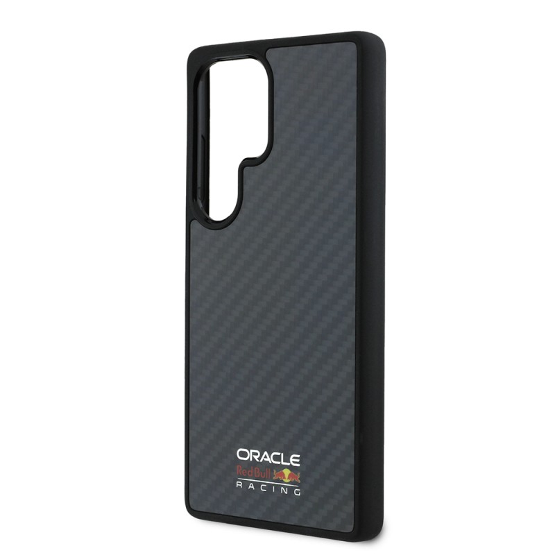 Galaxy S25 Ultra Kılıf Redbull Orjinal Lisanslı M-safe Şarj Özellikli Karbon Fiber Tasarımlı Parlayan Logolu Kapak - 7
