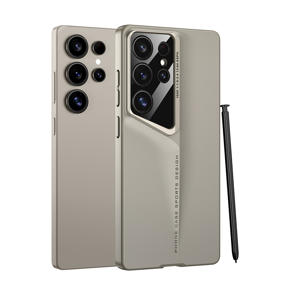 Galaxy S25 Ultra Kılıf Ultra İnce Kamera Korumalı Sert Rubber Zore Procase Kapak - Gold