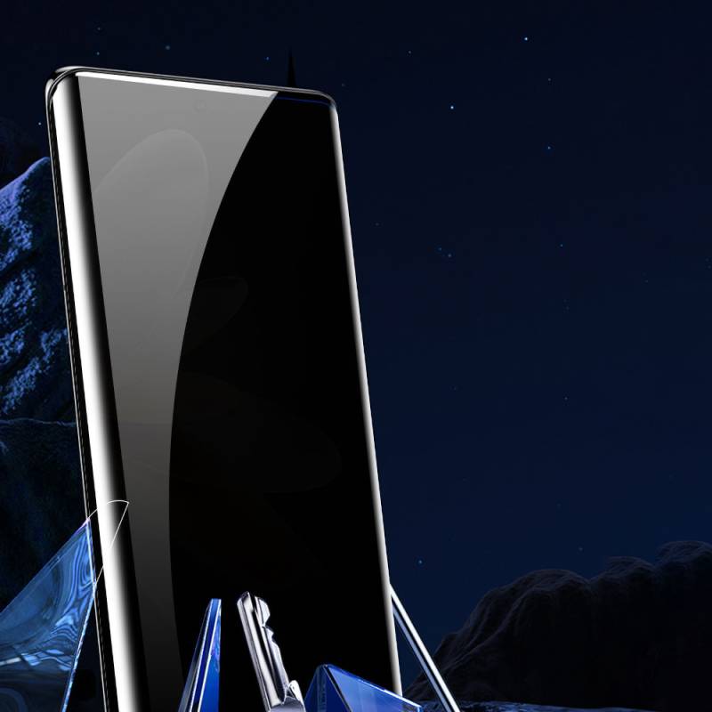 Galaxy S25 Ultra Zore Kolay Uygulama Aparatlı Privacy Easy Body Hayalet Ekran Koruyucu - 8