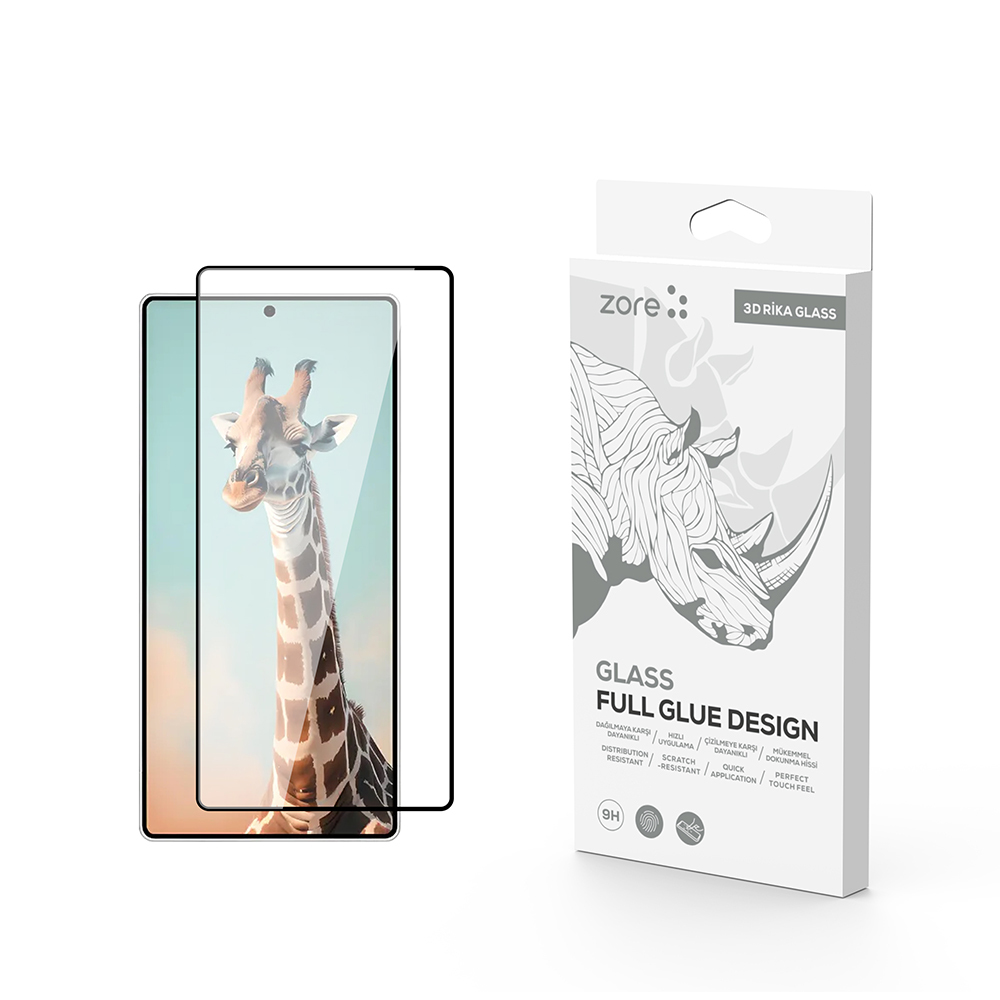 Galaxy S25 Ultra Zore Rika Premium Temperli Cam Ekran Koruyucu