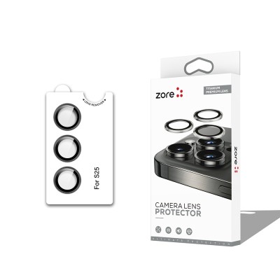 Galaxy S25 Zore CL-12 Premium Sapphire Anti-Fingerprint Anti-Reflective Camera Lens Protector - 2