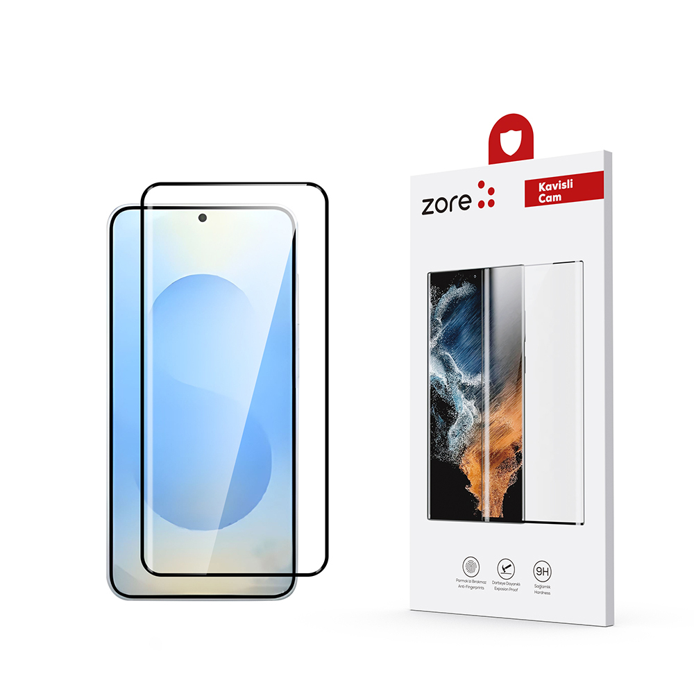 Galaxy S25 Zore Dias Cam Ekran Koruyucu - Siyah