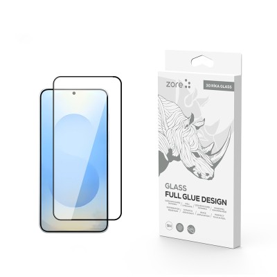 Galaxy S25 Zore Rika Premium Tempered Glass Screen Protector - 1