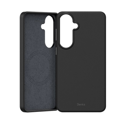 Galaxy S26 Case with M-safe Charging Feature, Scratch-Resistant Benks VitaPro Series PU Leather Cover - 4