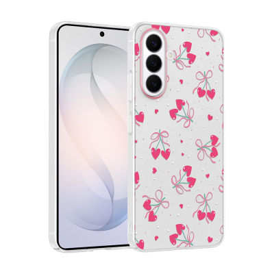 Galaxy S26 Kılıf Kamera Korumalı Desenli Zore Klip Kapak - Zore