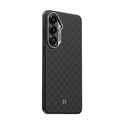 Galaxy S26 Kılıf M-Safe Şarj Özellikli Benks ArmorPro ArmorGrid Serisi Kevlar Kapak - Benks