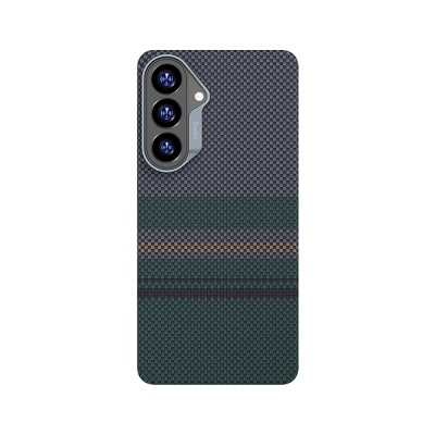 Galaxy S26 Kılıf M-safe Şarj Özellikli Karbon Fiber Tasarımlı Benks Aurora ArmorAir Kevlar Kapak - Benks