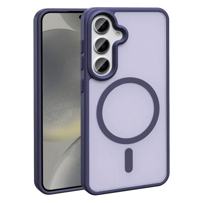 Galaxy S26 Kılıf M-safe Şarj Özellikli Mat Arka Yüzey Zore Sio Kapak - Zore