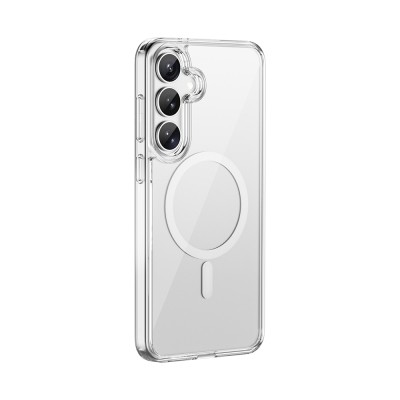 Galaxy S26 Kılıf Wiwu MCC-101 iShield Pro Serisi M-safe Şarj Özellikli Crystal Sert PC Kapak - 3