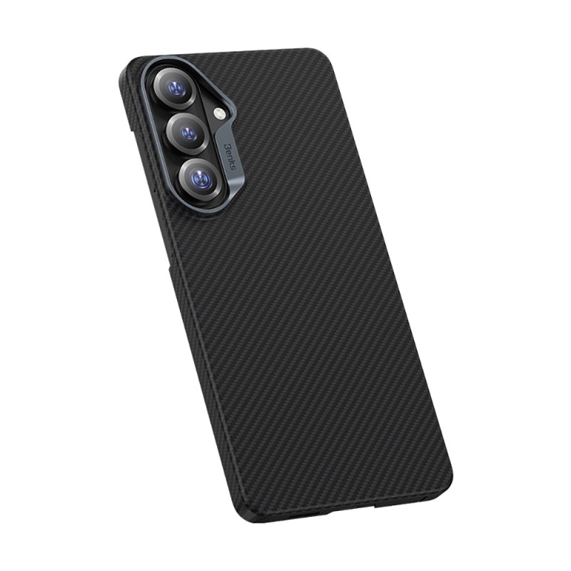 Galaxy S26 Plus Kılıf Benks M-safe Şarj Özellikli Magnetik ArmorAir 600D Kevlar Karbon Fiber Kapak - 2