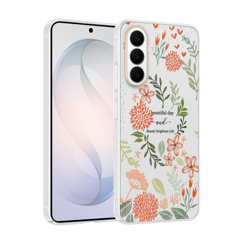 Galaxy S26 Plus Kılıf Kamera Korumalı Desenli Zore Klip Kapak - 4