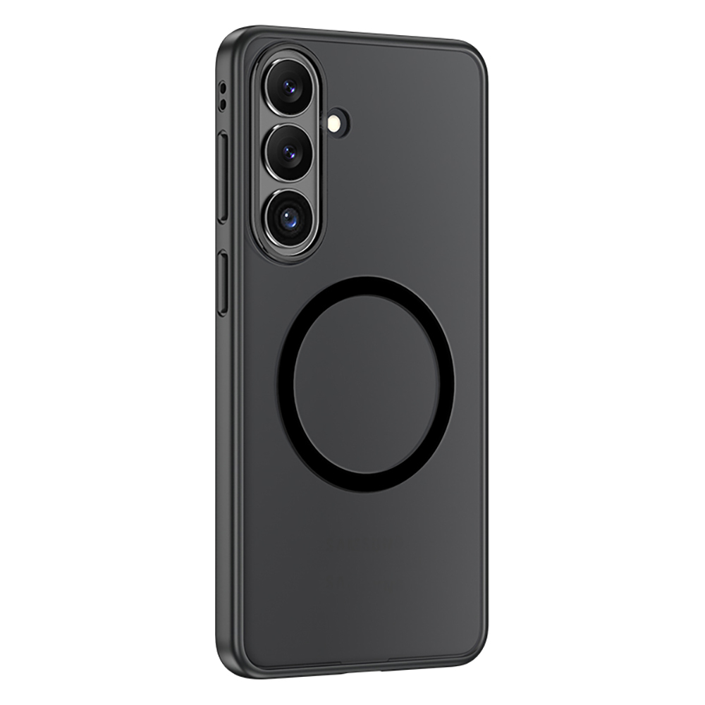 Galaxy S26 Plus Kılıf M-safe Şarj Özellikli Mat Arka Yüzey Wlons Lola Kapak - Siyah