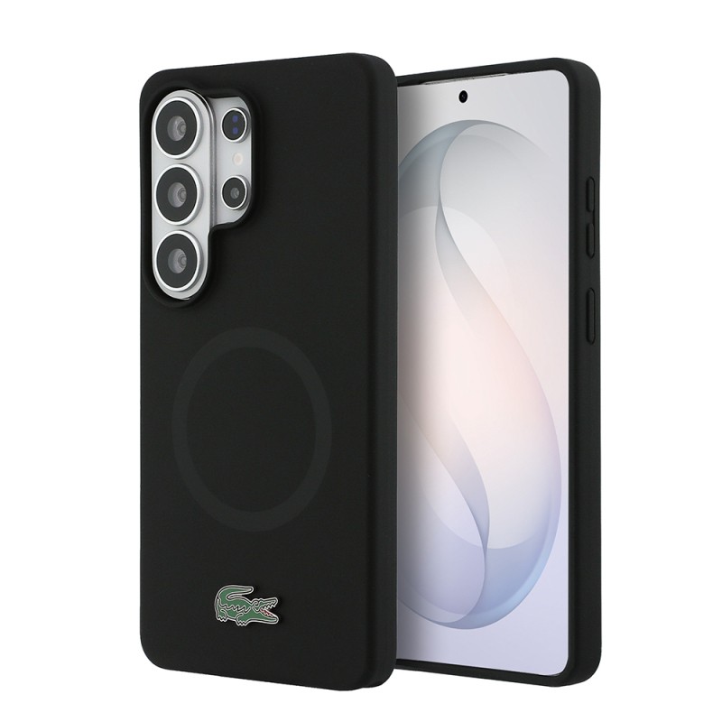 Galaxy S26 Ultra Case, Lacoste Original Licensed, M-safe, Silicone Cover with Charging Feature and Iconic Logo, Metal Camera Frame. - 1