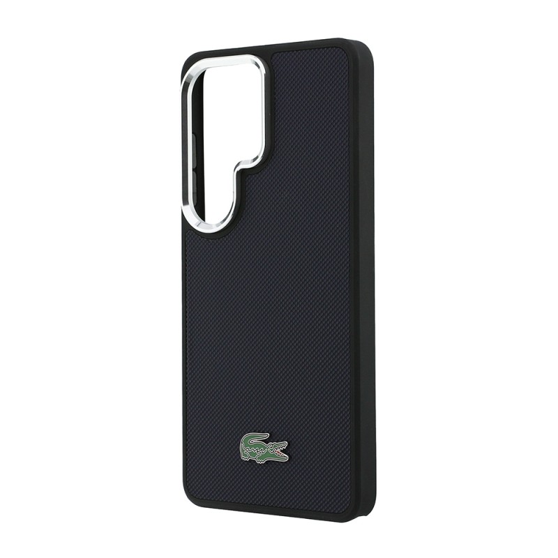 Galaxy S26 Ultra Case, Lacoste Original Licensed, PU Piqué Patterned Back, Iconic Crocodile Metal Logo Cover - 13
