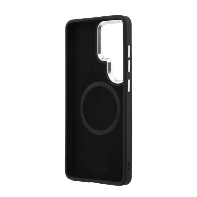 Galaxy S26 Ultra Case, Lacoste Original Licensed, PU Piqué Patterned Back, Iconic Crocodile Metal Logo Cover - 20