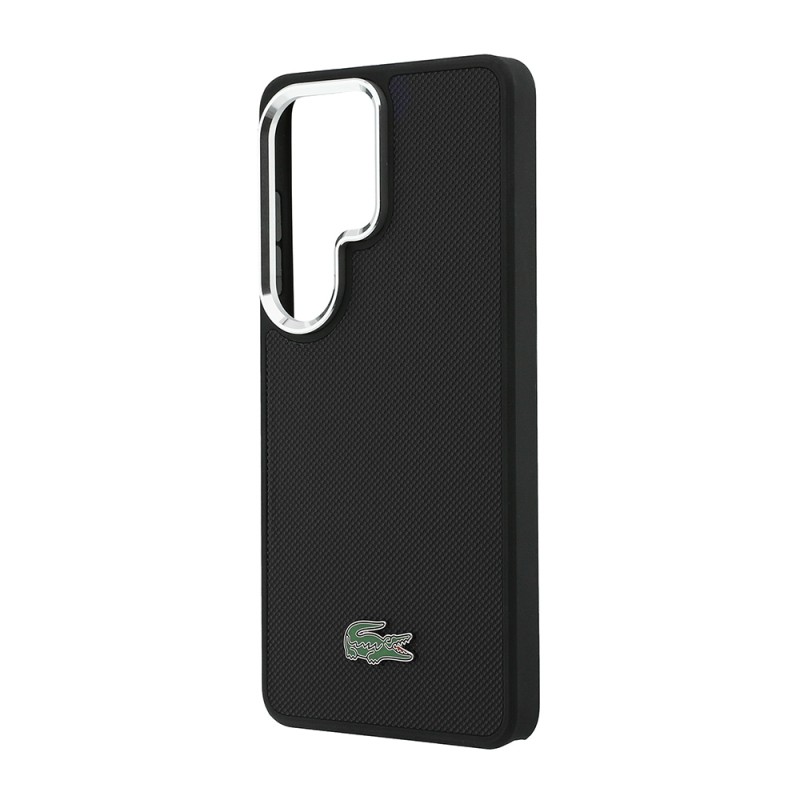 Galaxy S26 Ultra Case, Lacoste Original Licensed, PU Piqué Patterned Back, Iconic Crocodile Metal Logo Cover - 15