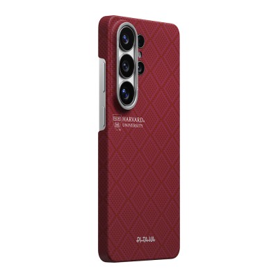 Galaxy S26 Ultra Case M-safe Charging Enabled Aramid Fiber Pitaka Harvard University Series Cover - 2
