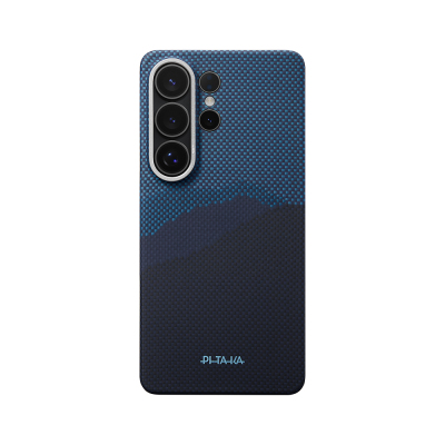 Galaxy S26 Ultra Case M-safe Charging Enabled Aramid Fiber Pitaka Tactile Woven Starpeak Edge Series Over The Horizon Cover - Pitaka