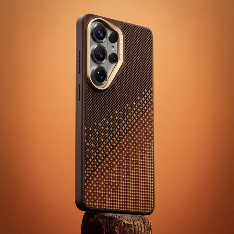 Galaxy S26 Ultra Case M-safe Charging Enabled Raptic Aramid Skin Dual Series Cover - 9