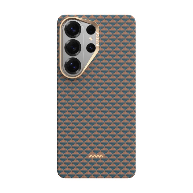 Galaxy S26 Ultra Case M-safe Charging Enabled Raptic Aramid Skin Origin Series Cover - 1