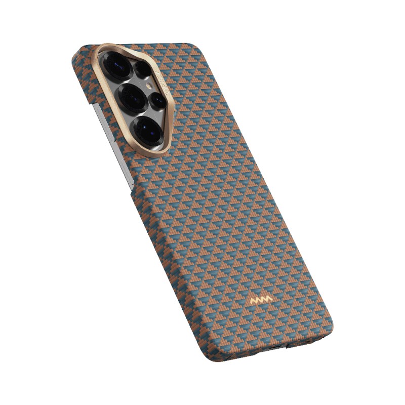Galaxy S26 Ultra Case M-safe Charging Enabled Raptic Aramid Skin Origin Series Cover - 3