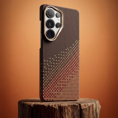Galaxy S26 Ultra Case M-safe Charging Enabled Raptic Aramid Skin Series Cover - 12