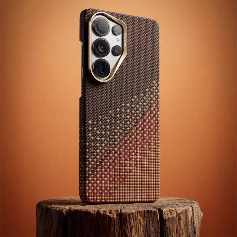 Galaxy S26 Ultra Case M-safe Charging Enabled Raptic Aramid Skin Series Cover - 12