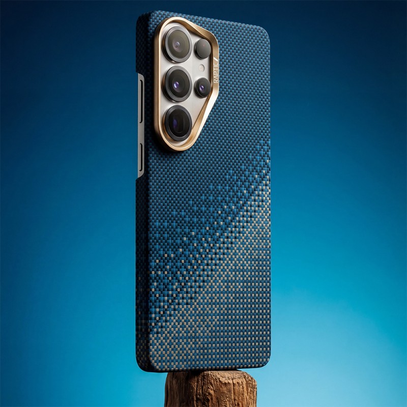 Galaxy S26 Ultra Case M-safe Charging Enabled Raptic Aramid Skin Series Cover - 13